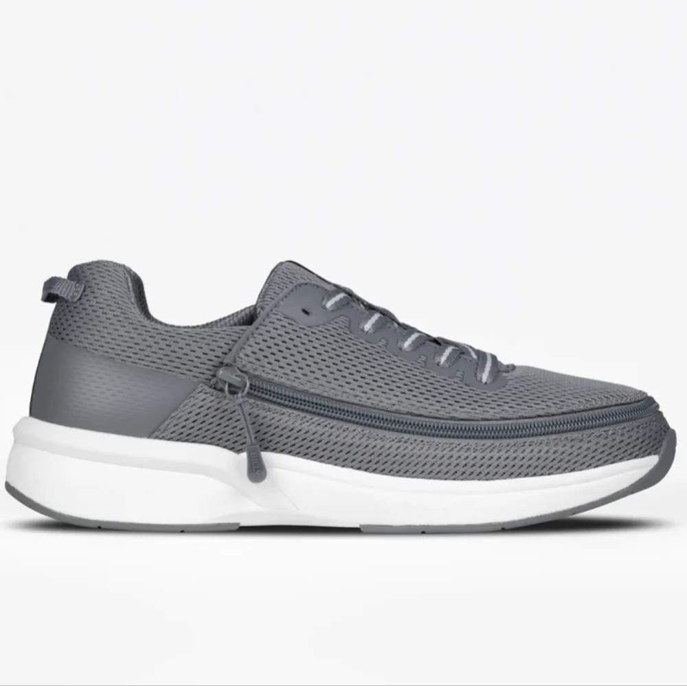 NWOB BILLY Footwear Full Wrap Zip Men Charcoal BILLY Limitless Sneakers Size 5M